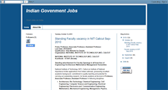 Desktop Screenshot of indiangovtjobs123.blogspot.com