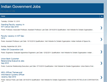 Tablet Screenshot of indiangovtjobs123.blogspot.com