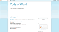 Desktop Screenshot of codeofworld.blogspot.com