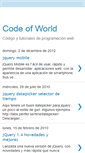 Mobile Screenshot of codeofworld.blogspot.com