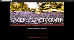 Desktop Screenshot of gingergirlphotography.blogspot.com