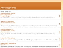 Tablet Screenshot of knowledgepup.blogspot.com