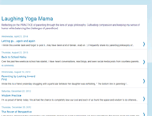 Tablet Screenshot of laughingyogamama.blogspot.com