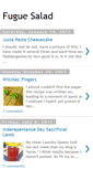 Mobile Screenshot of fuguesalad.blogspot.com