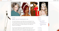 Desktop Screenshot of hairfashionstyles.blogspot.com