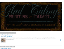 Tablet Screenshot of gladtidingsprimitivesandfolkart.blogspot.com