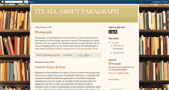 Desktop Screenshot of getmyparagraph.blogspot.com