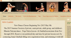 Desktop Screenshot of bharathanatyam-jeny.blogspot.com