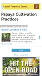 Mobile Screenshot of papaya-cultivation-practices.blogspot.com
