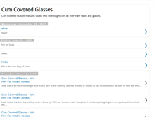 Tablet Screenshot of cum-covered-glasses.blogspot.com