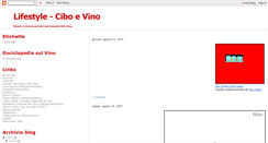 Desktop Screenshot of cibovino.blogspot.com