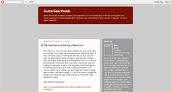 Desktop Screenshot of guitargearheads.blogspot.com