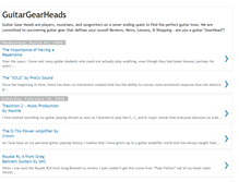 Tablet Screenshot of guitargearheads.blogspot.com