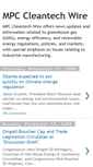 Mobile Screenshot of cleantechwire.blogspot.com