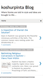 Mobile Screenshot of koshurpinta.blogspot.com