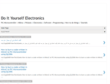 Tablet Screenshot of diyelectron.blogspot.com