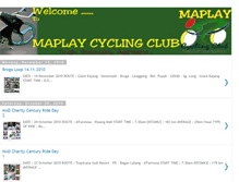 Tablet Screenshot of maplaycyclingclub.blogspot.com