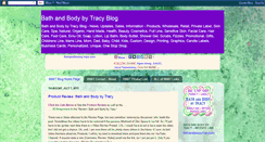 Desktop Screenshot of bathandbodybytracy.blogspot.com