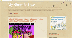 Desktop Screenshot of mynintendolove.blogspot.com