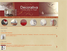 Tablet Screenshot of decorativavinilos.blogspot.com