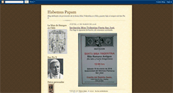 Desktop Screenshot of habemuspapampiox.blogspot.com