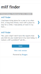 Mobile Screenshot of milf-finder.blogspot.com