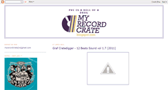 Desktop Screenshot of myrecordcrate.blogspot.com