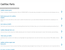 Tablet Screenshot of cadillacparts-w8.blogspot.com