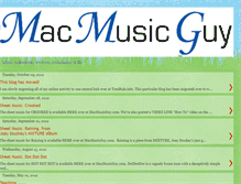 Tablet Screenshot of macmusicguy.blogspot.com