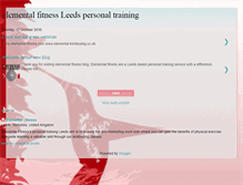 Tablet Screenshot of elemental-fitness.blogspot.com