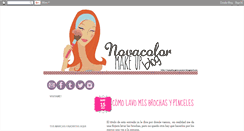 Desktop Screenshot of maquillajenovacolor.blogspot.com