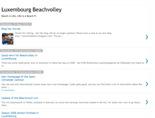 Tablet Screenshot of luxbeachvolley.blogspot.com