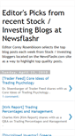 Mobile Screenshot of newsflashr-business-blogs.blogspot.com