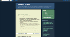 Desktop Screenshot of bangaloretorpedo.blogspot.com