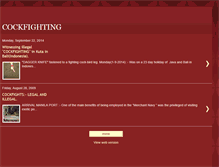Tablet Screenshot of cockfightinglegalandillegal.blogspot.com