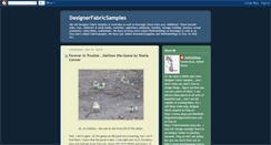 Desktop Screenshot of designerfabricsamples.blogspot.com