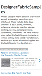 Mobile Screenshot of designerfabricsamples.blogspot.com