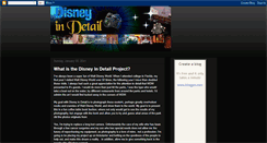 Desktop Screenshot of disneyindetail.blogspot.com