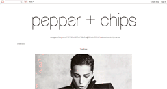 Desktop Screenshot of pepperandchips.blogspot.com