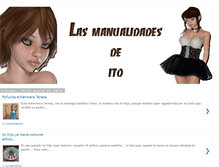 Tablet Screenshot of lasmanualidadesdeito1.blogspot.com