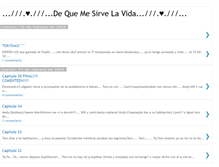 Tablet Screenshot of dequemesirvelavida.blogspot.com
