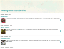Tablet Screenshot of homegrownstrawberries.blogspot.com