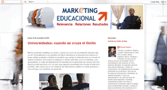 Desktop Screenshot of marketingeducacionalchile.blogspot.com