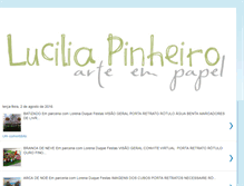 Tablet Screenshot of luciliapinheiro.blogspot.com