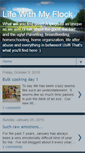 Mobile Screenshot of lifewithmyflock.blogspot.com
