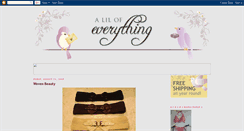 Desktop Screenshot of alilofeverything.blogspot.com