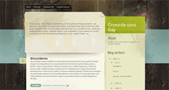 Desktop Screenshot of cronicileunuigay.blogspot.com