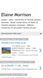Mobile Screenshot of elainemorrison.blogspot.com