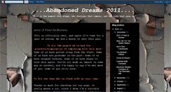 Desktop Screenshot of abandoneddreams2011.blogspot.com