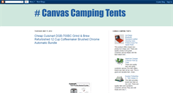 Desktop Screenshot of canvascampingtents.blogspot.com